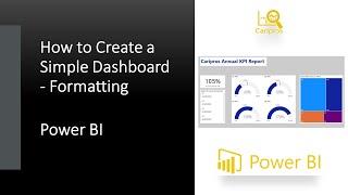 Create a Simple Dashboard with Power BI - Formatting