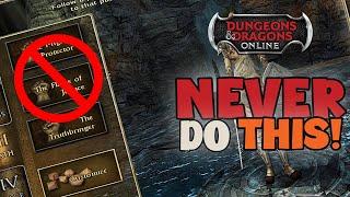 Avoid These Common Mistakes! DDO Beginner's Guide