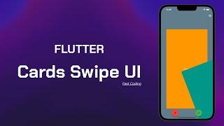 Flutter Swipe Cards UI
