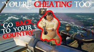 I made salty CHEATERS rage quit in Sea of Thieves