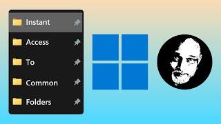 Open common folders in one click - Folder Quick Access - Windows | @efficiency365