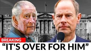 Prince Edward -What No One Realized About Buckingham Palace