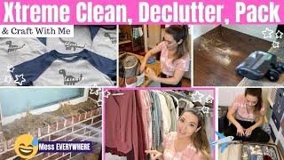 GET IT ALL DONE! CLEAN, DECLUTTER, PACK & CRAFT WITH ME