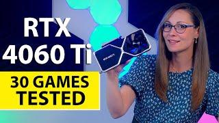 30 Games, 1080p & 1440p Tested - Nvidia GeForce RTX 4060 Ti Review