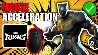 How To Turn Off Mouse Acceleration in Marvel Rivals (BETTER AIM)