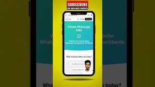 Create Short Link for Your WhatsApp