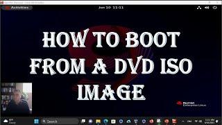 Linux Red Hat: How To Boot From a DVD ISO Image