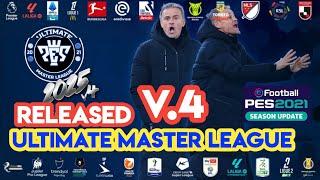 PES 2021 UML 2025 v4 AIO + V4.1 update – Ultimate Master League