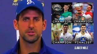 Novak Djokovic "It was an exhausting season but..." - Paris 2021 (HD)