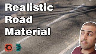 How to create Realistic Road Material  (NO need for Unwrap!)