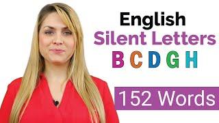 152 Words with Silent Letters | English Pronunciation Practice