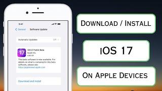 How to Download iOS 17 Beta Profile || How to get iOS 17 || ipad, iphone, MacBook ||