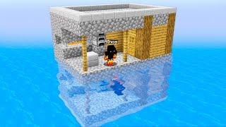 POR QUE MINHA CASA FOI PRO MEIO DO OCEANO NO MINECRAFT????