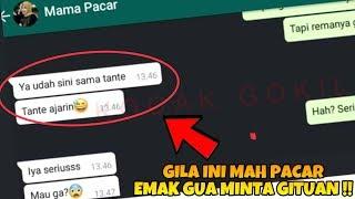 CHAT DARI PACAR MAMA (TANTE) MALAH DITAWARIN WIK WIK !! BEGINI REAKSINYA !! Prank Chat Whatsapp