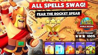 Easily 3 Star Fear the Rocket Spear Challenge Without Any Spell (Clash of Clans)