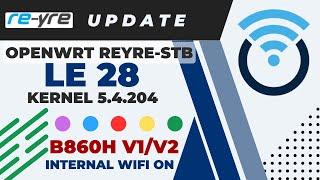 OpenWrt 21.02.3 LE 28 Kernel 5.4.204-reyre | REYRE-STB