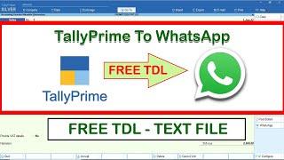 TallyPrime To WhatsApp FREE TDL