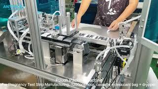 Pouch Packing Machine For Pregnancy Test Strip Manufacturing - Lateral Flow Test Strip Manufacturing