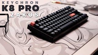 Keychron K8 PRO ! w/ Zaku's ! | Mechanical Keyboard Typing Sound Test ASMR