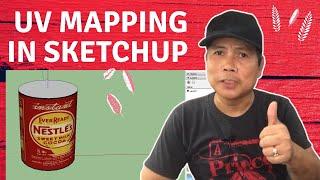 How To Apply UV Mapping In Sketchup By Using SketchUV Plugin