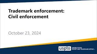 Trademark enforcement: Taking action offline civil enforcement