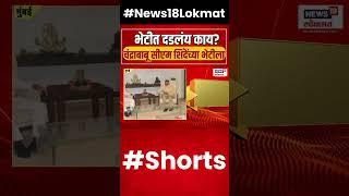 Chandrababu Naidu Meet CM Eknath Shinde | चंद्राबाबू नायडू मुख्यमंत्री शिंदे यांच्या भेटीला #shorts