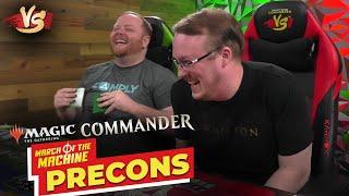 March of the Machine Precons | Commander VS | Magic: the Gathering Gameplay