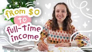 How I Earn a Full-Time Income as an Artist