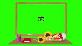 Back to School Boarders and Frames Green Screen I Green Screen World TV