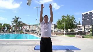 How to improve your back dive Straight Half Twist 5211a (Springboard Diving Strategies)