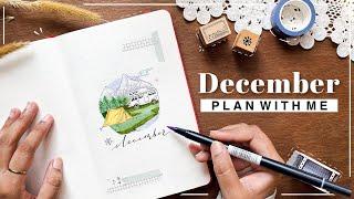 Winter Camp Theme | December 2021 Bullet Journal Setup | Plan With Me