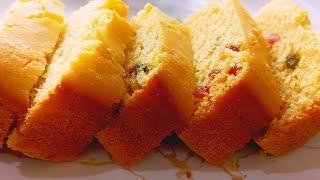 Bakery style Tutti frutti cake without oven/ tea time cake recipe / eggless cake @petalscookcraft