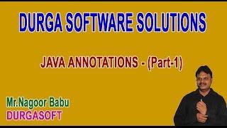 Java Annotations Part 1