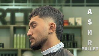 | ASMR BARBER | Faded MULLET Haircut Tutorial - 2025 trending hairstyles