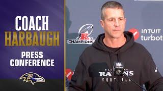 John Harbaugh Discusses AFC Championship Loss | Baltimore Ravens