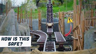 The Fast Switch Track of Toutatis Explained! | Backstage Parc Astérix + interview Intamin