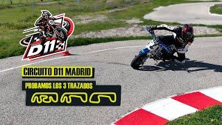 Entrenando con la Pit Bike en el D11 Madrid