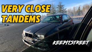 Drift action // Tandems and POV crashes in our bmws