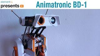 Raspberry Pi 4 Animatronic BD-1 Companion Robot #StarWars