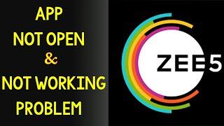 Fix "Zee5" App Not Working Problem Problem Solved - Zee5 Not Open Problem
