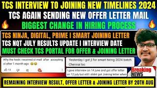 TCS STARTED SENDING NINJA DIGITAL, PRIME, BPS, SMART JOINING ONBOARDING MAIL | TCS NEW OFFER LETTER