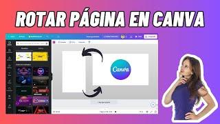 Cómo ROTAR la PÁGINA en CANVA (Cambiar Las Dimensiones)