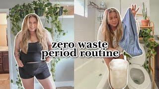 my ZERO WASTE period routine & all the WEIRDNESS that comes with it