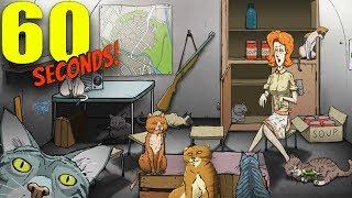 THE 'CAT LADY' IS THE MOST IMPOSSIBLE ENDING EVER | 60 Seconds CATomic DLC