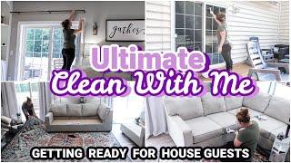 ULTIMATE CLEAN WITH ME | LIVING ROOM DEEP CLEANING TRANSFORMATION | EXTREME CLEANING MOTIVATION 2021