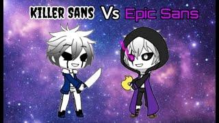 Undertale reacts to Epic Sans vs Killer Sans