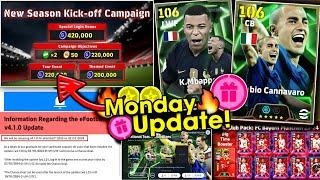 v4.1.0 Update, New Managers Pack  What Is Coming On Monday And Thursday In eFootball 2025