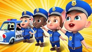 Police Taking Care of Baby | Policeman is Here to Help | Rosoo Nursery Rhymes & Kids Songs