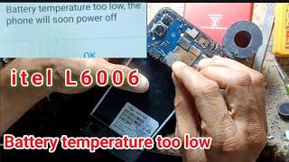 itel L6006 Battery temperature too low problem solved ll how to Battery Temperature Too Low solution