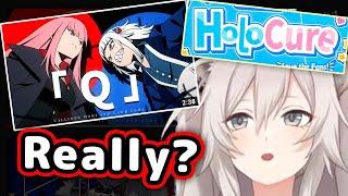 Botan Found Out The Animator For Gura and Calli's "Q" Music Video Made This Game...【Hololive】